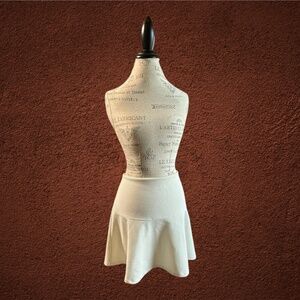 Banana Republic White/cream Summer Skirt